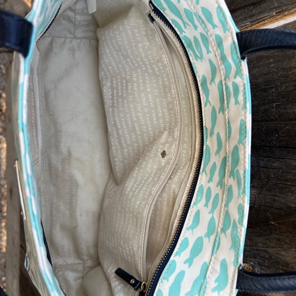 Kate Spade Large  Plenty of  Fish in the Sea tote - Picture 9 of 16